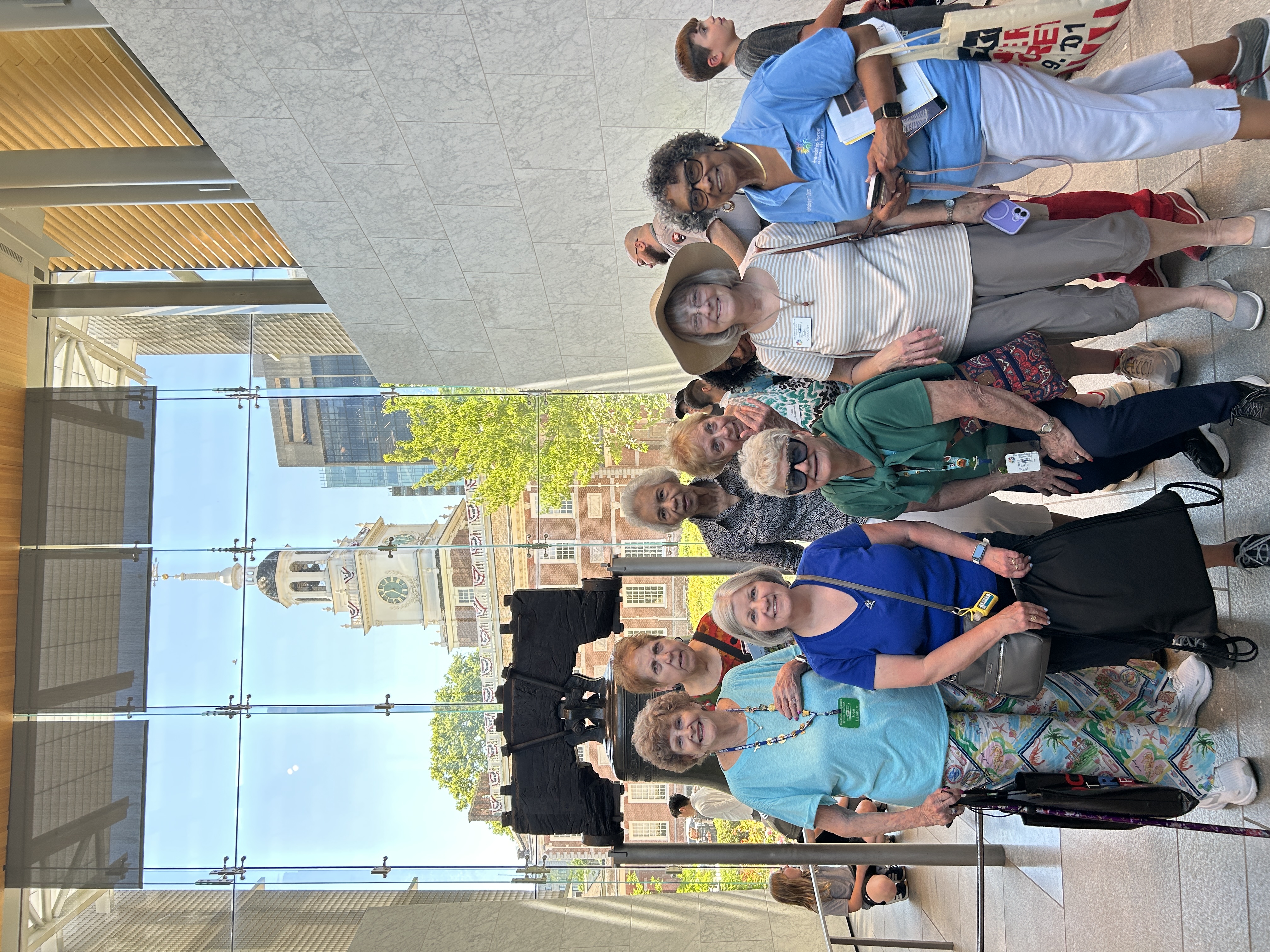 Group at the Liberty Bell