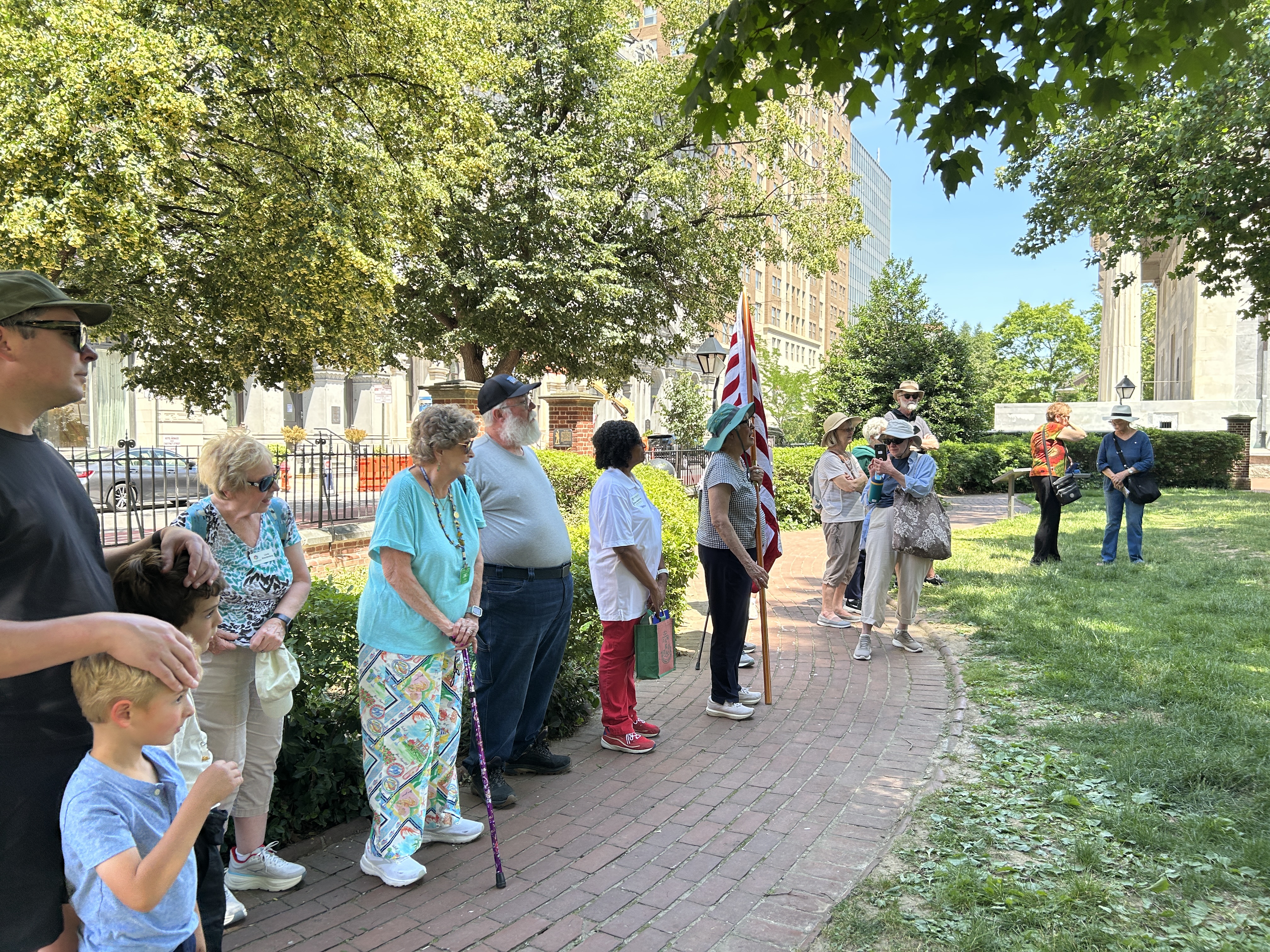 Military Muster near Independence Hall